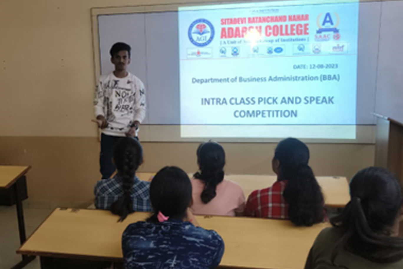 Intra- Class Pick and Speak Competition