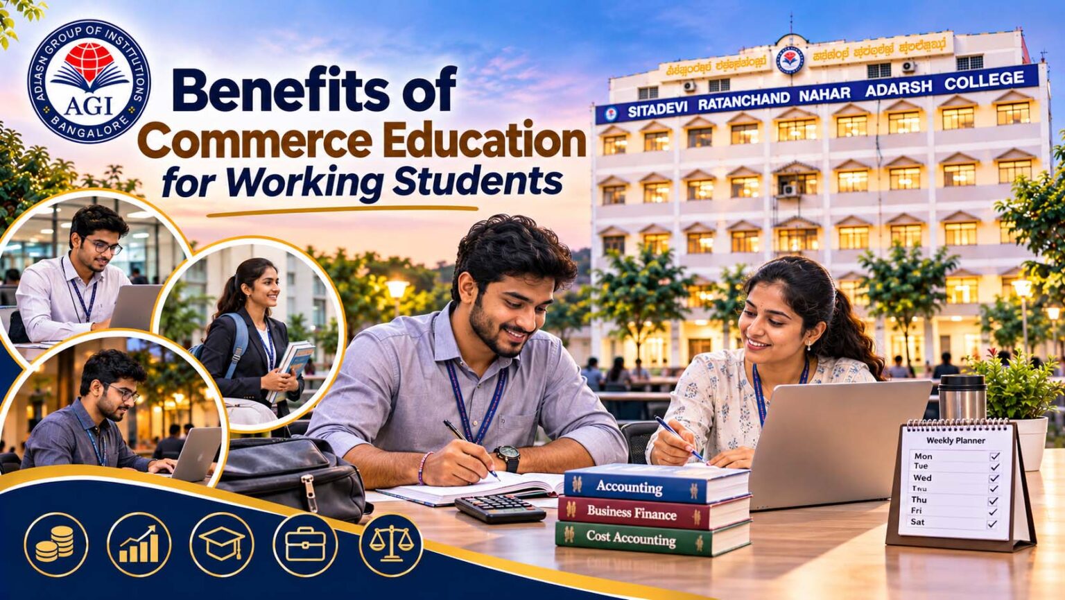 Benefits of Commerce Education for Working Students