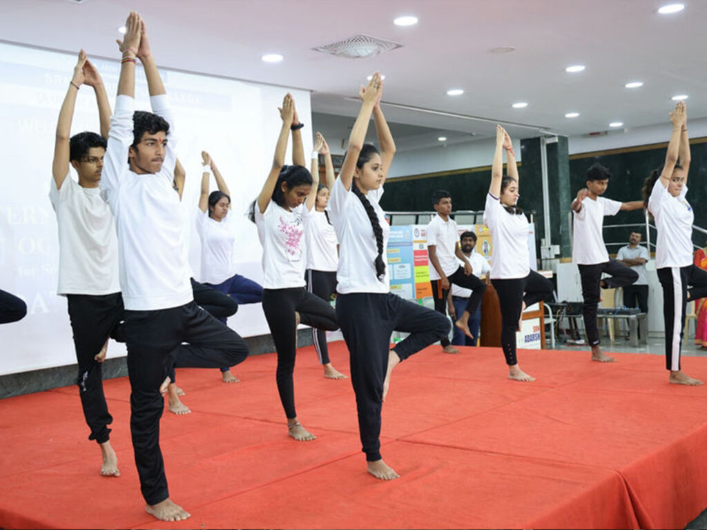 Yoga Day at AGI PU College