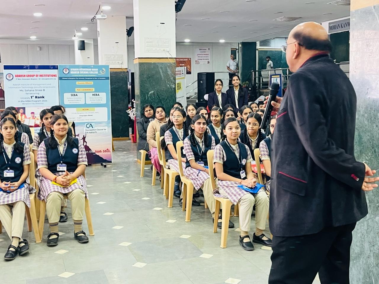 Open Day at Adarsh Pu College